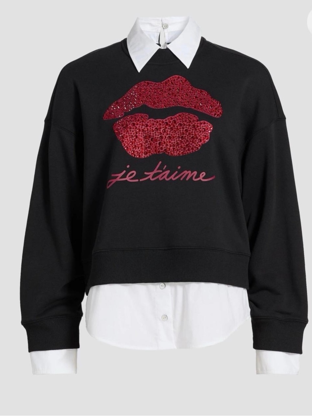 NWT- Cinq à Sept Je Taime Justina Layered Sweater XS